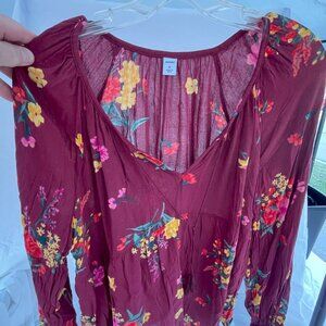 Old Navy Summer Floral Top, Size XL